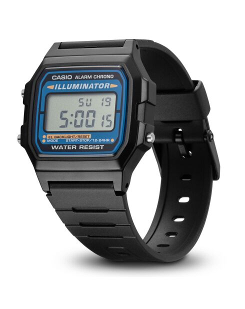 Montre Homme Collection en Résine noire
