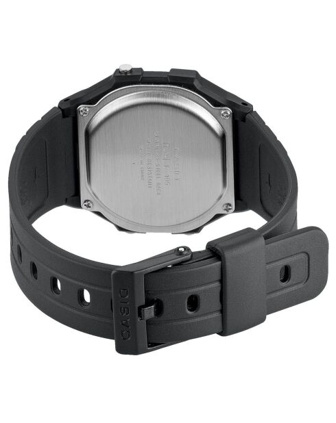 Montre Homme Collection en Résine noire