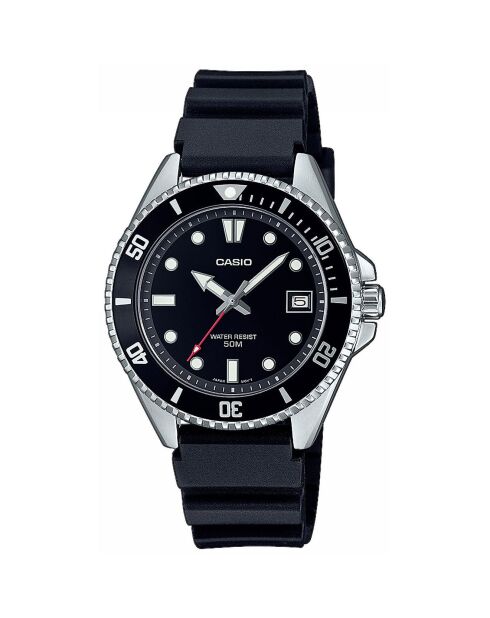 Montre Homme Collection en Résine noire