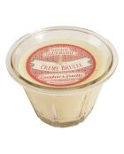 Bougie gourmande crême brulée - 1 mèche 45h