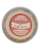 Bougie gourmande crême brulée - 1 mèche 45h