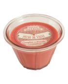 Bougie gourmande pêche vigne - 1 mèche 45h
