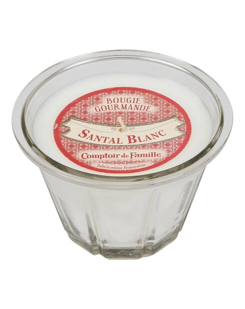 Bougie gourmande santal - 1 mèche 45h
