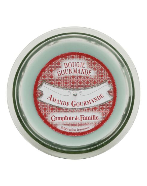 Bougie gourmande amande verte - 1 mèche 45h