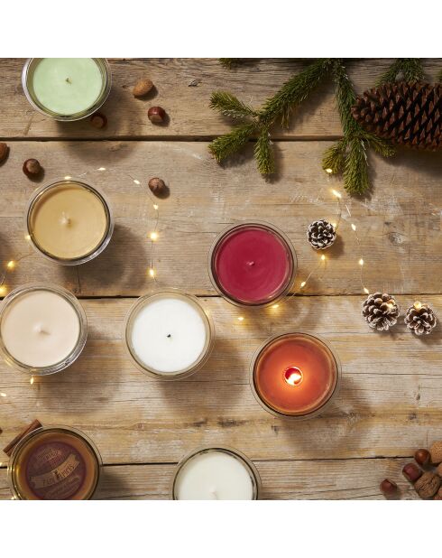 Bougie gourmande ambre - 1 mèche 45h