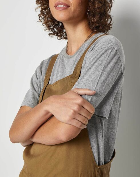 Kaki jumpsuit van Qama