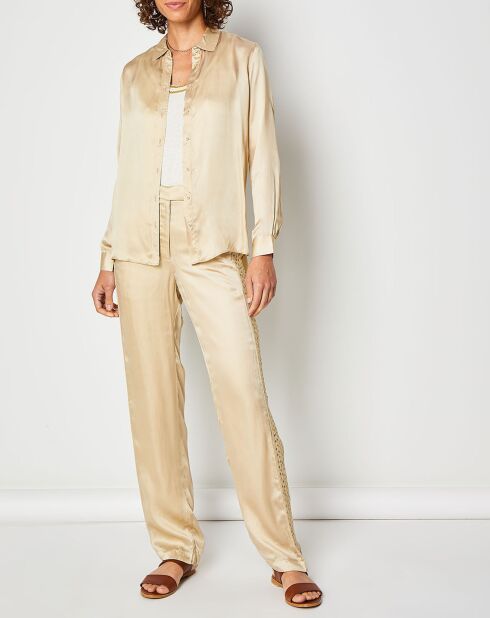 Pantalon Qito champagne