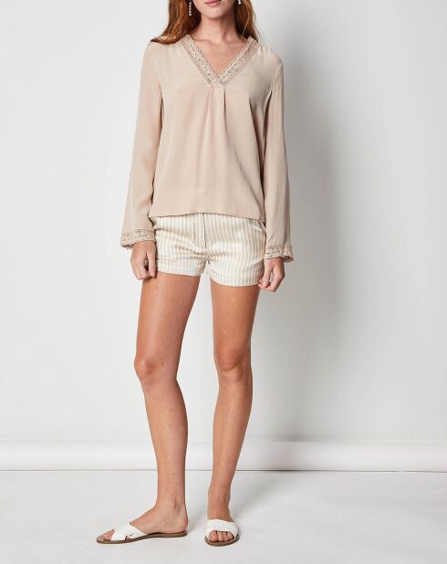 Roze Sherif-korte broek