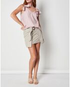 Top Skate rayures rouge