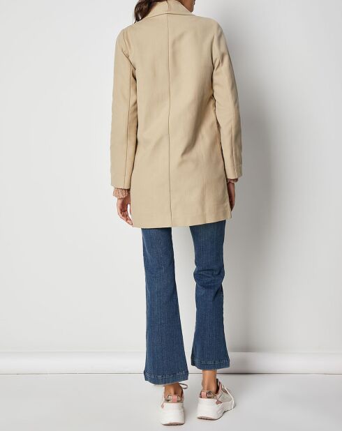 Manteau en Toile de coton Vignola beige