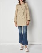 Manteau en Toile de coton Vignola beige