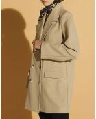 Manteau en Toile de coton Vignola beige