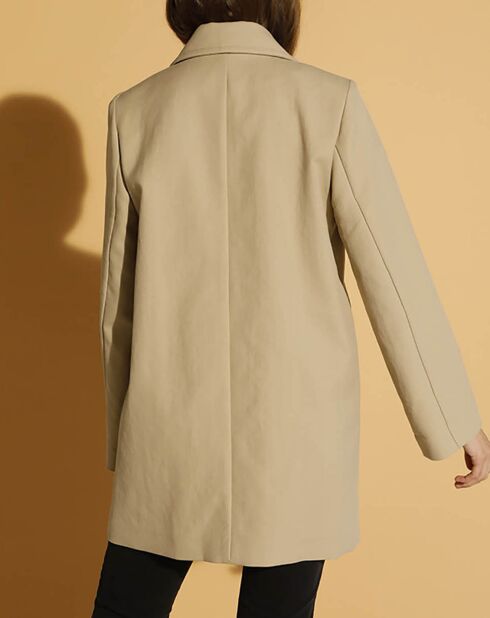 Manteau en Toile de coton Vignola beige