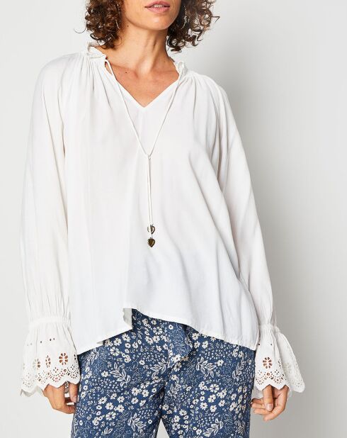 Blouse Vilma blanche