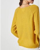 Pull en Mohair mélangé Vivaro safran