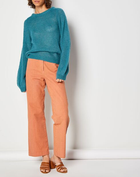 Baxter kastanjebruine broek