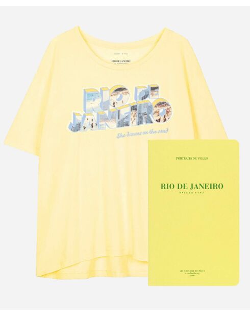 T-Shirt Bio jaune