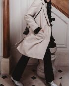 Manteau en Coton & Lin Bruegel beige
