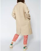 Manteau en Coton & Lin Bruegel beige