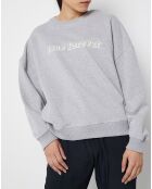 Sweat Darojane gris chine/ecru