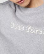 Sweat Darojane gris chine/ecru