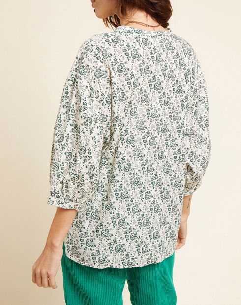 Chemise Magalianne vert anglais