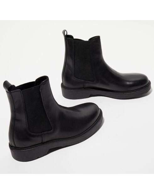 Chelsea Boots en Cuir Rubieto noires