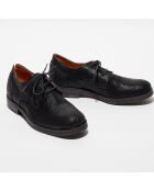 Derbies en Cuir Gummo noires