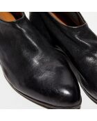 Low boots en Cuir noires