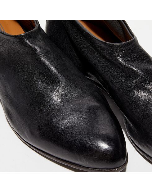 Low boots en Cuir noires