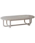 Table basse en pin recyclé kristen beige - 160x70x40 cm