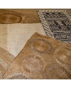 Tapis en jute jerico beige - 150x220 cm