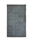 Tapis rectangulaire en jute anthracite/gris - 200x300x1.2 cm