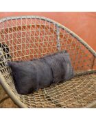 Grijs geitenkussen - 50x25 cm