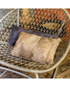 Grijs geitenkussen - 50x25 cm