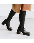 Bottes Ballot noires - Talon 7 cm