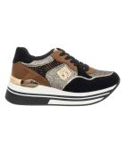 Sneakers Ilona noir/marron