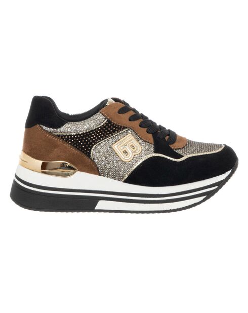 Sneakers Ilona noir/marron