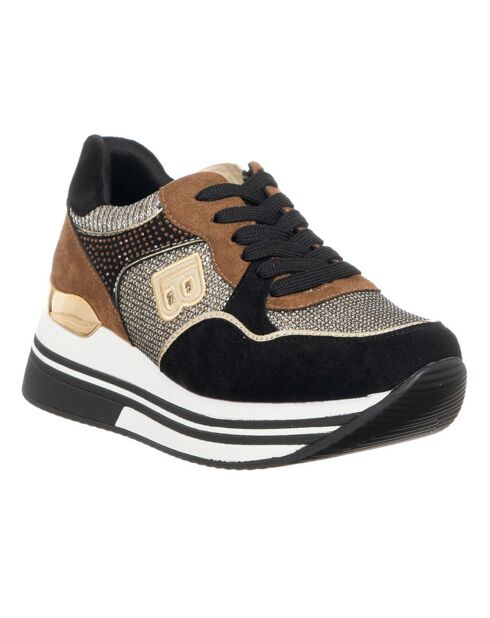 Sneakers Ilona noir/marron