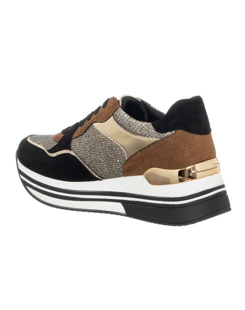 Sneakers Ilona noir/marron