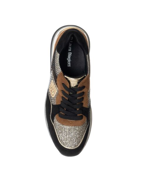 Sneakers Ilona noir/marron