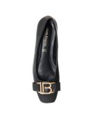 Mocassins en Cuir Carla noir/doré