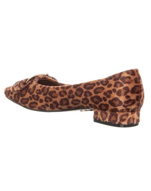 Mocassins en Cuir Carla léopard