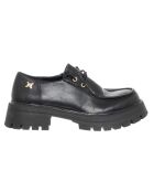 Mocassins en Cuir Aimé noirs - Talon 4.5 cm