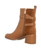 Bottines Florine camel - Talon 6 cm