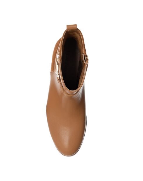 Kamelfarbene Stiefel Florine - 6 cm Absatz