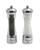 Ensemble moulins sel et poivre Pierre Gourmet transparent - 21.5 cm