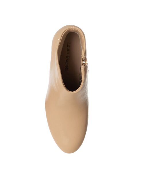 Bottines Bea beiges - Talon 8.5 cm
