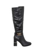 Bottes Jeanne noires - Talon 8.5 cm