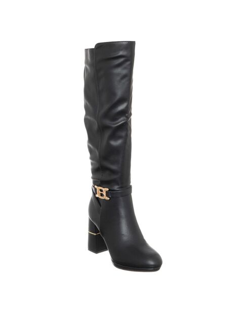 Bottes Jeanne noires - Talon 8.5 cm